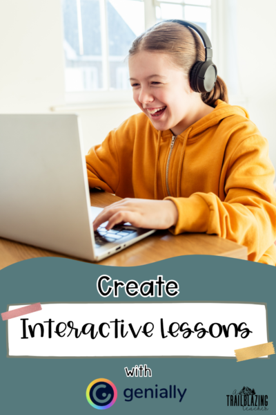 Create interactive lessons with genially