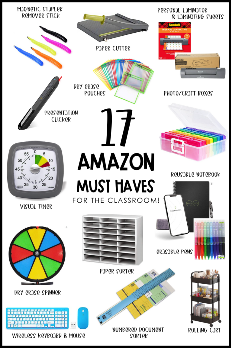 18 Absolute Amazon MUST HAVES in the Classroom